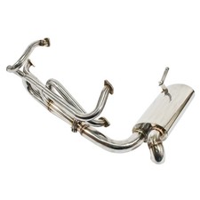 Sideflow Exhaust System Fits Type 2 Bus 68-71 Stainless Dunebuggy Vw