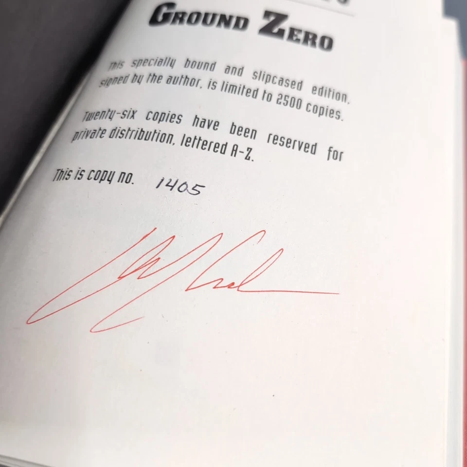 Estuche X Files Ground Zero HC firmado por Kevin J Anderson número 1405 de colección años 90 Foto 3 de 4