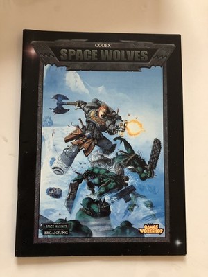 warhammer 40k Space Wolves codex Armeebuch Space Marines Supplement Softcover