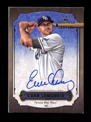 2012 Topps Five Star Evan Longoria Active Auto #/106 Rays