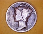 1917 Mercury Head Silver Dime VG/F COND.  **1223-5