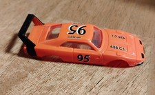 JOHNNY LIGHTNING 811 ORANGE 95 DAYTONA CHARGER Slot Car Body FITS AURORA TJET