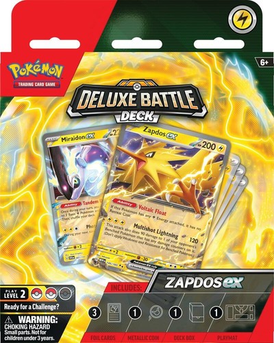 Pokemon TCG: Zapdos ex - Deluxe Battle Deck - Brand New Sealed