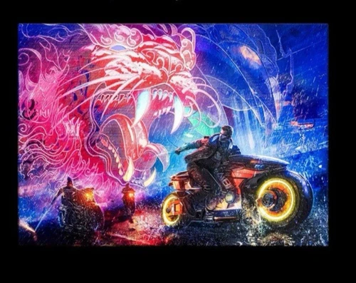 Displate Limited Edition - The Roar of Night City #5/1500 Cyberpunk 2077