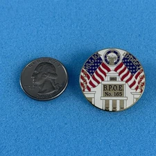 Haverhill Massachusetts #165 BPOE Elks Club Lodge Pin Pinback #59222