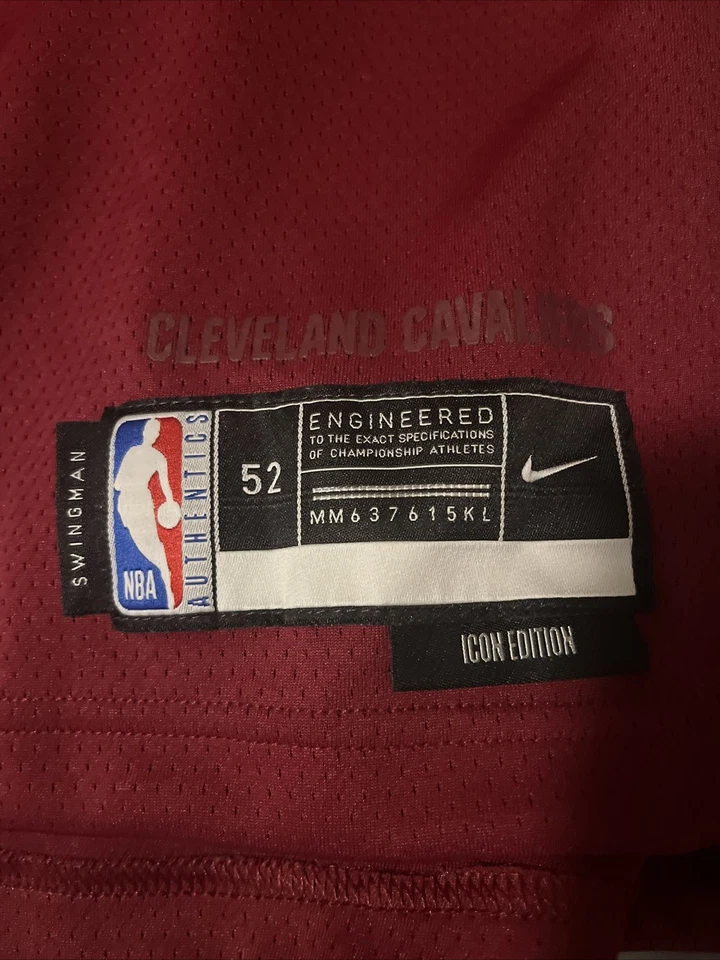Cleveland Cavaliers Donovan Mitchell Swingman Jersey Size 52 - Image 3 of 4