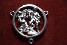 Charivari-Ketten Mittelteil tanzendes Trachtenpaar 925 Silber