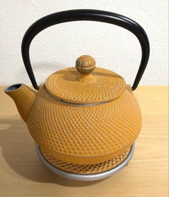 ENCHAN-THÉ JAPON Mimoza Iron Teapot with Pot Holder Japan Made
