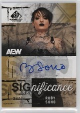 2025 SP Game Used AEW SIGnificance Ruby Soho #SIG-RS Auto