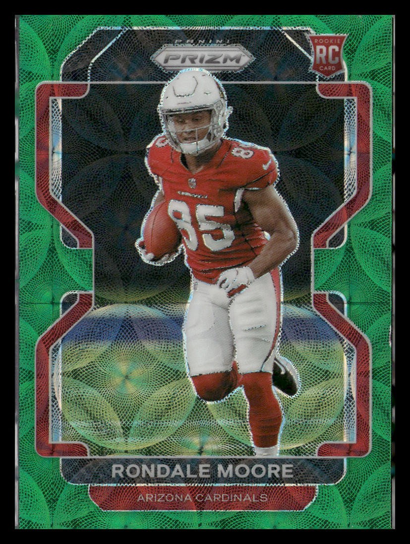 2021 Panini Prizm #347 Rondale Moore Green Scope #/75