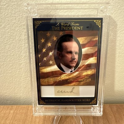 Calvin Coolidge A Word From The President Written Word-Beckett Auth-2025