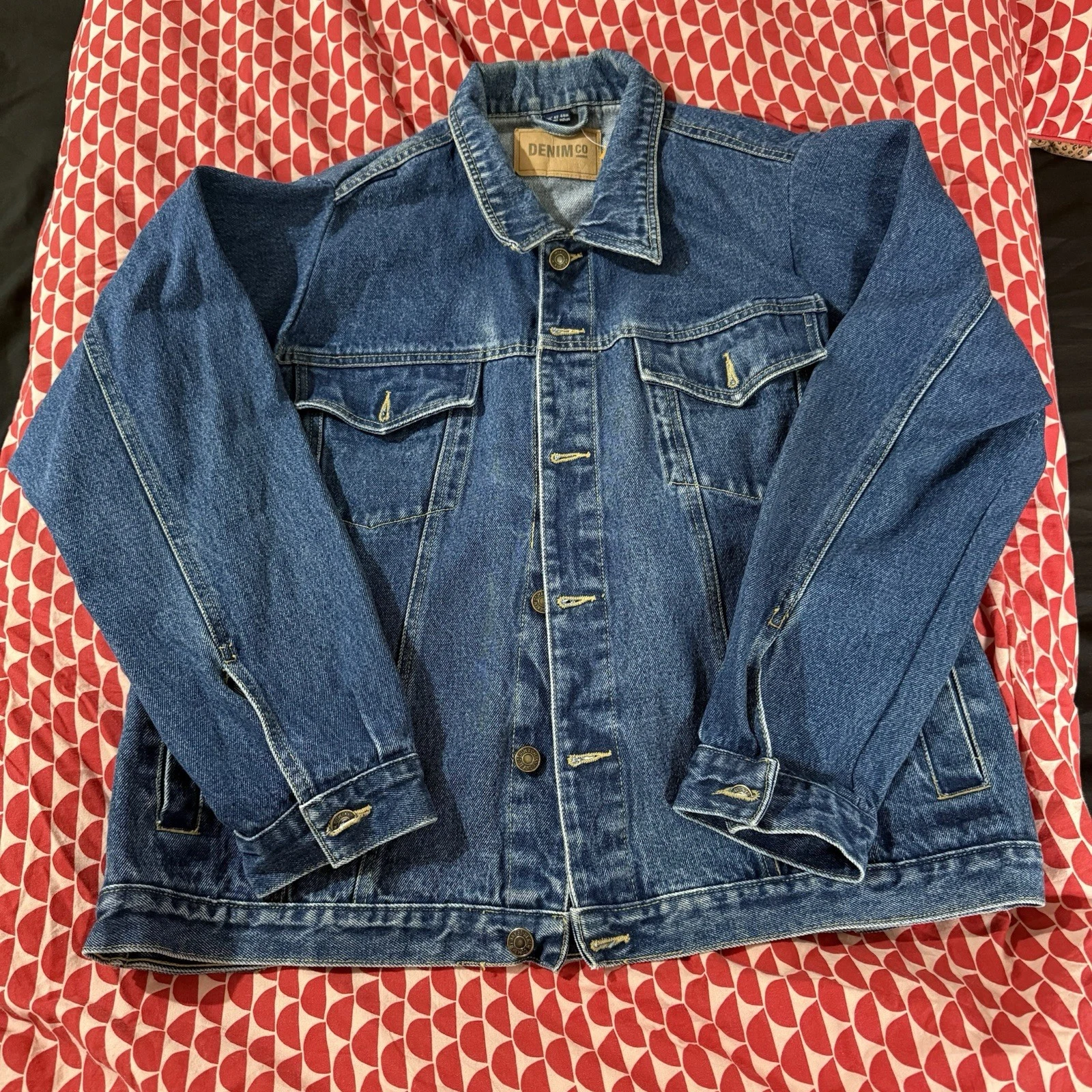 Denim & Co Blue Denim Jacket With Collar Size XL
Opens in a new window or tab