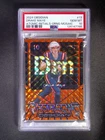 2024 Panini Obsidian Drake Maye #13 RC Rookie Atomic Initials Orange PSA 10
