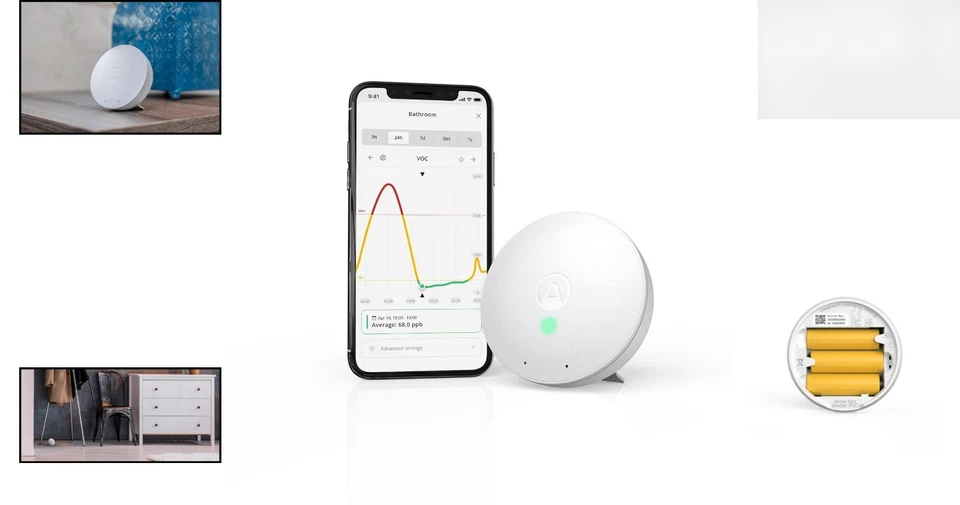 Wave Mini – Wireless Indoor Air Quality Monitor for VOCs, Humidity, and Temp - Image 2 of 4