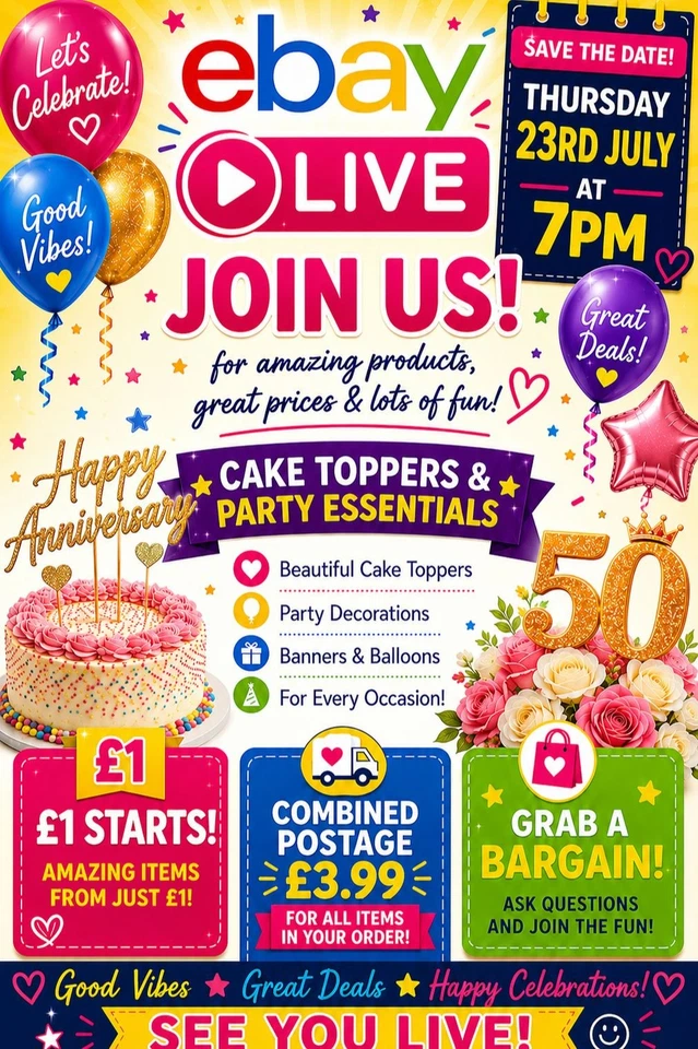 My Next Ebay Live Show!