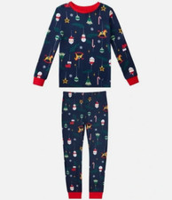 Member's Mark Kids Unisex Christmas Holiday 2 Piece Pajama Set-Size 4-NWT