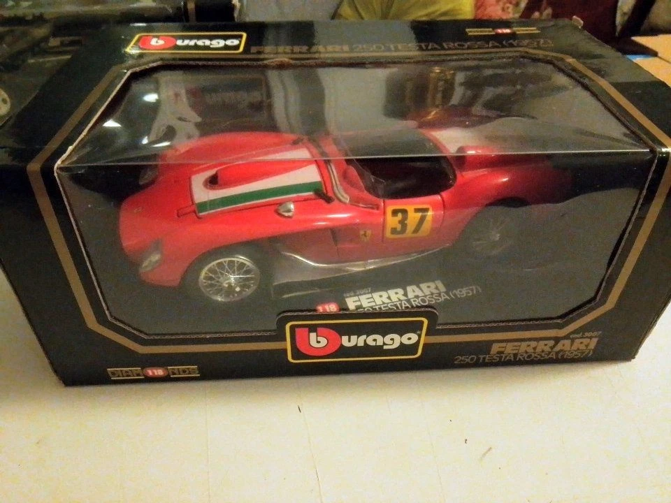 FERRARI 250 TESTAROSSA 1957 1/18 BURAGO - Remi modélisme