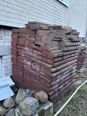 gebrauchte Klinkersteine Rot