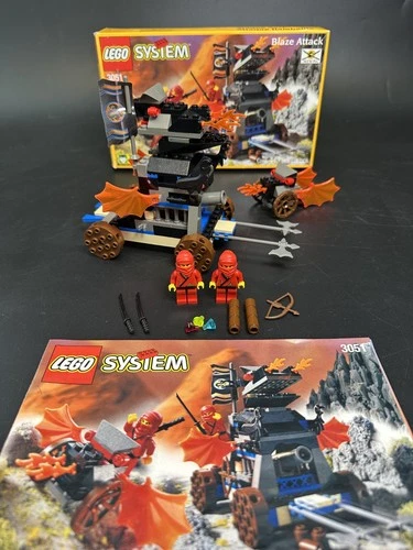 LEGO 3051 Ninja Blaze Attack Complete Set with Box & Instructions Vintage 1999