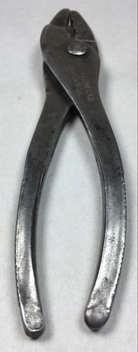 Vintage Indestro MFG. Co. Thin Nose Slip Joint Pliers 6-1/4" Long Chicago, USA - Picture 6 of 12