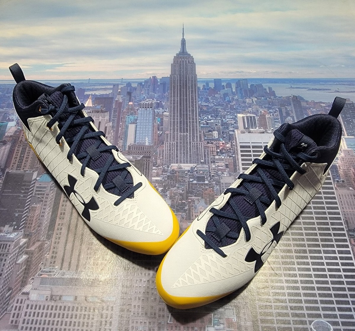Under Armour Nitro Select Mid MC Football Cleat Shoe Men  display picture 1