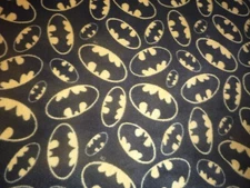 Batman ( 2 layer Fleece Blanket 70"X59" Sewn Edges )