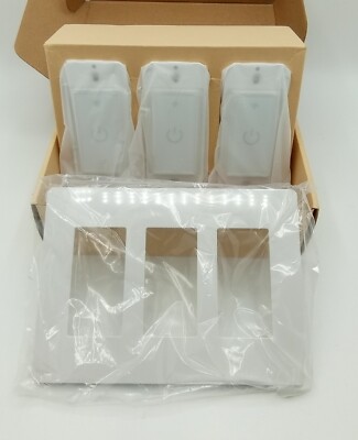 Smart Switch WiFi/Wireless Light Switch 3 Gang Switch