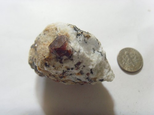 366 Carat Zircon crystal mineral specimen in matrix mother rock healer 53295 - Picture 5 of 11