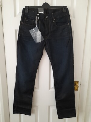 G Star Raw 3301 Indigo Blue Hydrite Men's Straight Jeans Size W31