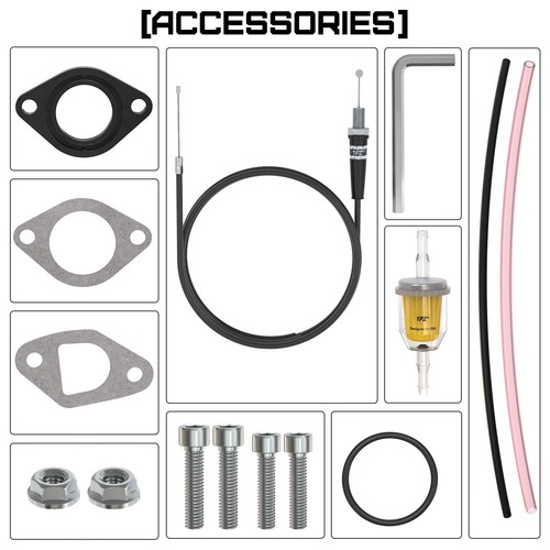 For Freight Predator 60363  69730 6.5/7HP 212cc Engine Carb VM22 Carburetor Kit - Bild 7 von 7