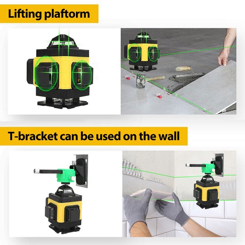 Laser Level 4x360 Cross 16 Line Laser for Construction and Picture Hanging 4D - Picture 9 of 12