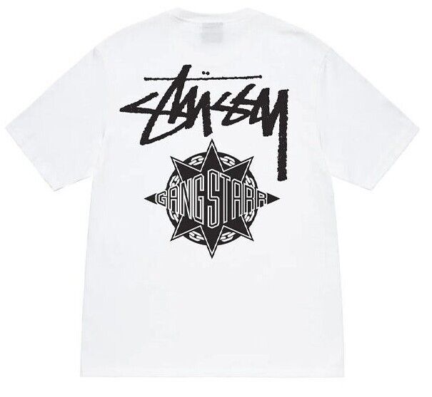 Stussy Gang starr Take it personal White