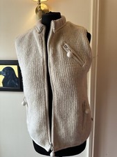 pacamama waistcoat jumper Cream Ladies size S