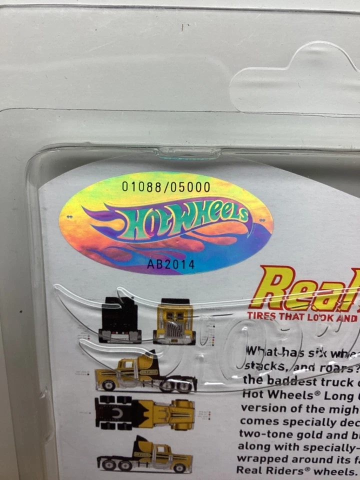 Hot Wheels 2016 RLC Long Gone Real Riders Gold Rush Series 14 #1088/5000 - Image 4 of 4