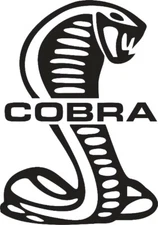 Mustang Cobra Snake Ford Vinyl Decal Window Sticker