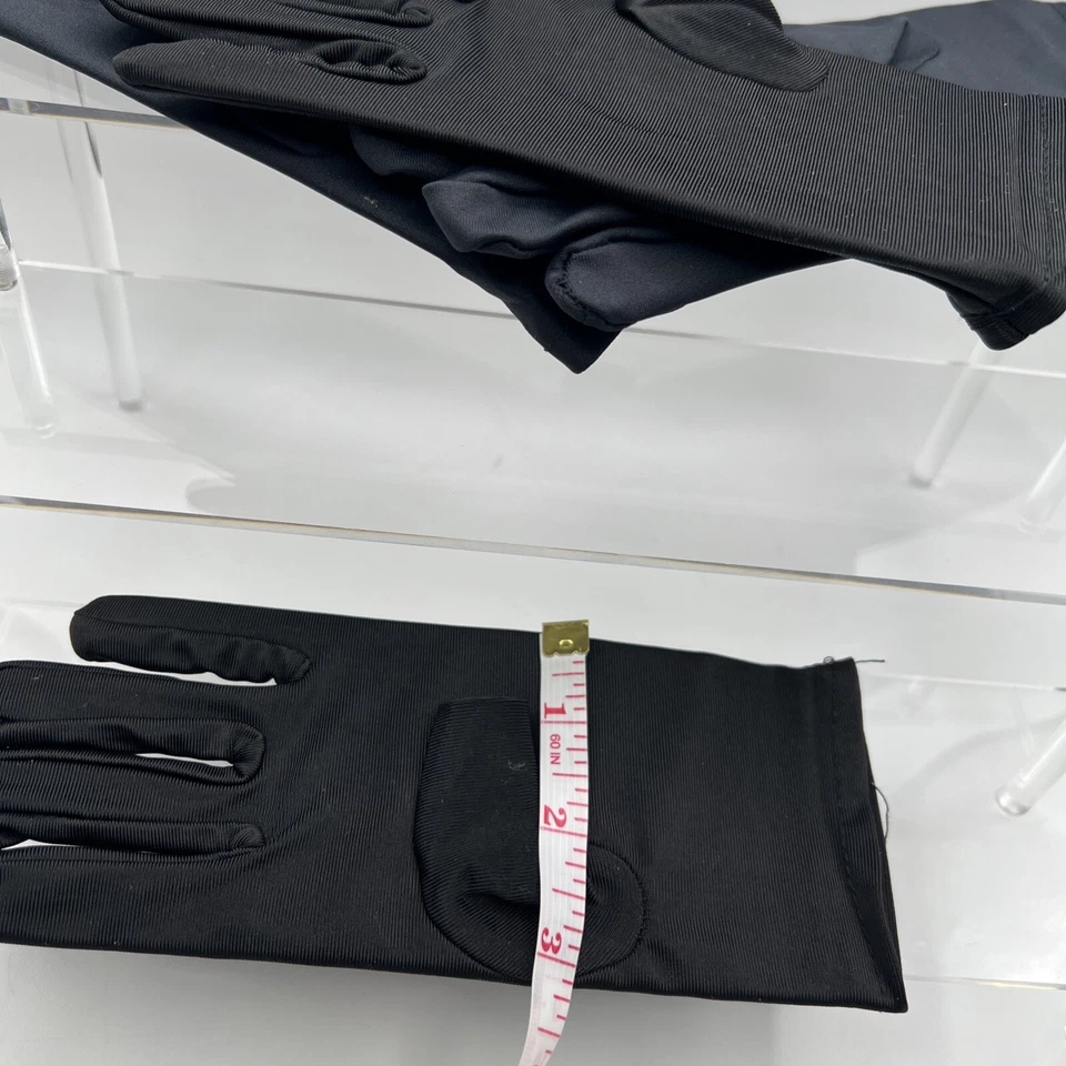 2x Ensnovo Adulto 10" Longitud Muñeca Spandex Dedo Completo Elástico Guante Corto M Foto 4 de 4