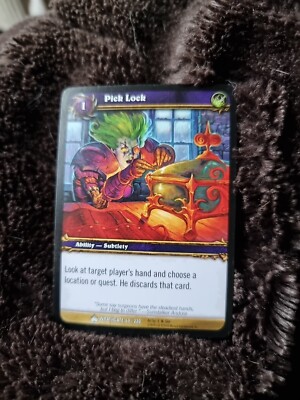 1x Wow Tcg Wrathgate Ability Pick Lock