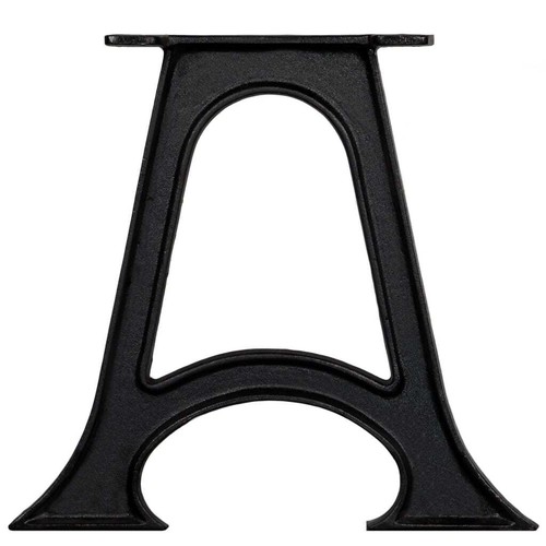 Coffee Table Legs 2 pcs with Arched Base A-Frame Cast Iron vidaXL - Picture 5 of 10