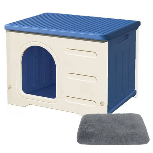 Plastic Outdoor Cat House Waterproof Insulated Cat House Feral Shelter - Picture 26 of 30