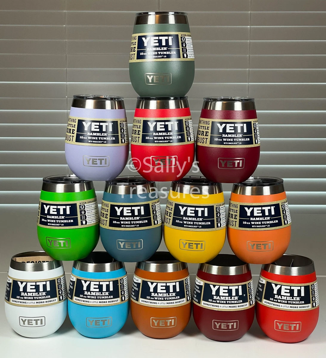 Yeti - 10 oz Rambler Wine Tumbler Camp Green