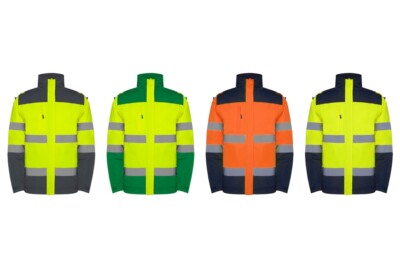 Roly Workwear Epsylon Hi-Viz Parka Arbeitsjacke Berufsbekleidung Regen- und Wind