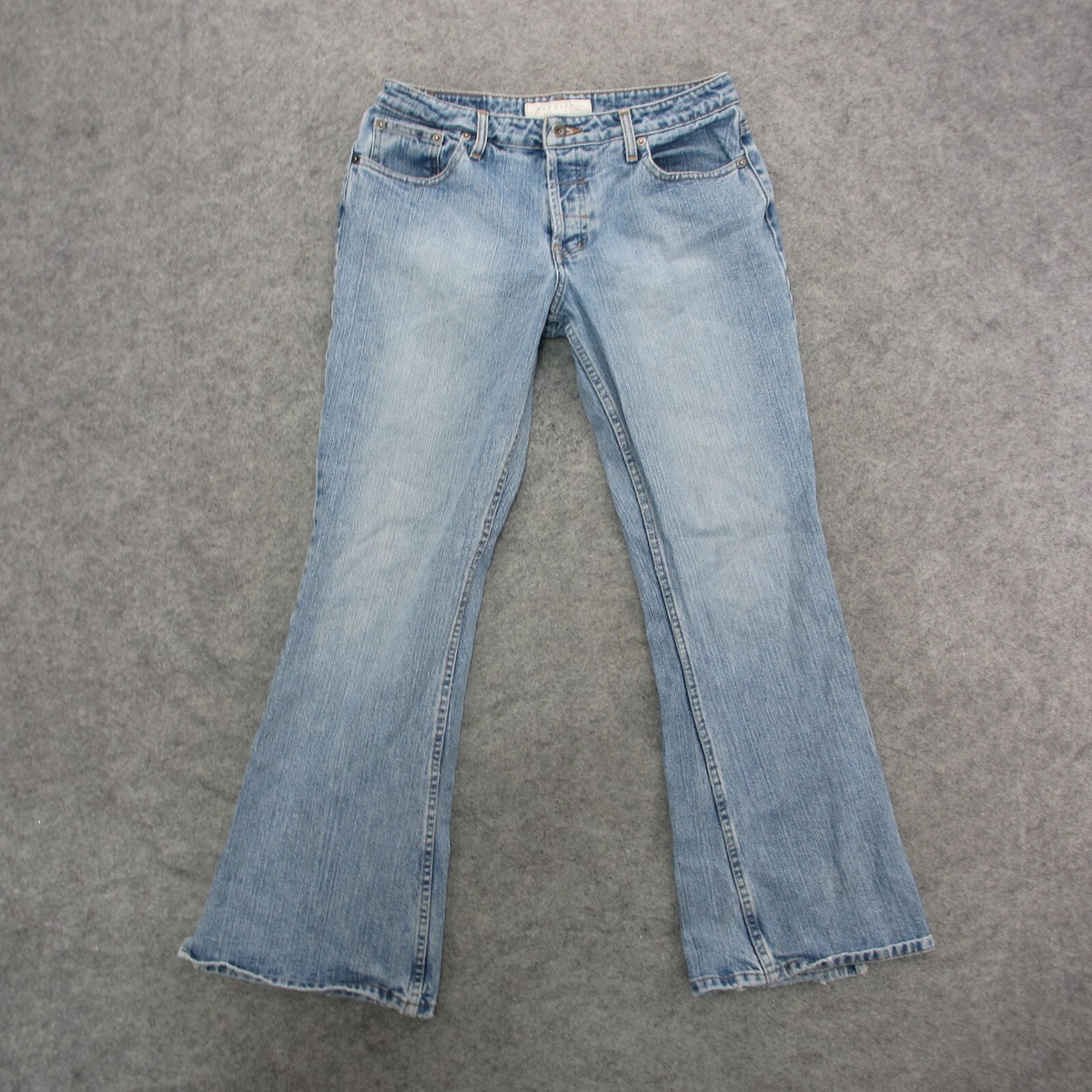 Maurices Jeans Women's 10/11 Blue Light Wash Flare Jeans