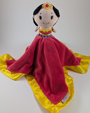Hallmark Wonder Woman Security Blanket Itty Bittys Plush Toy Lovey Satin Edge