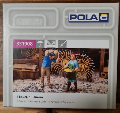 Pola 331908G -1 Bauer, 1 Bäuerin / NEU & OVP  / Sammlungsauflösung