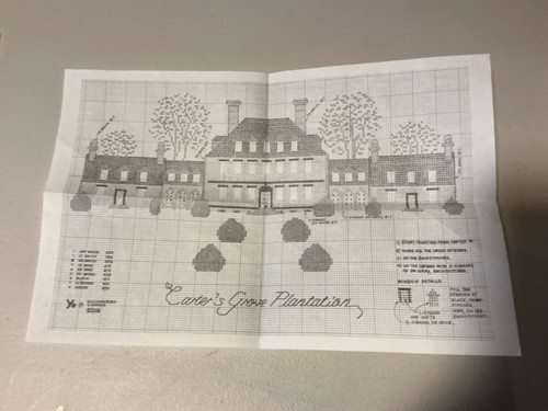 Cross Stitch “Carter’s Grove Plantation” kit - Picture 4 of 5