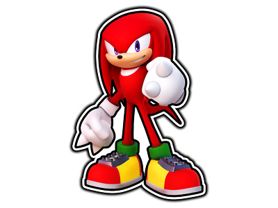 Knuckles The Echidna Vinyl Sticker Decal Waterproof Die-Cut Car Laptop