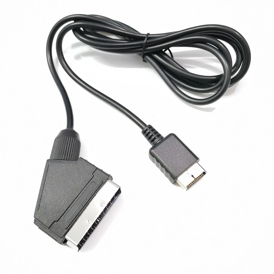 High Quality RGB Scart Cable Replacement For PS 1/2/3 PS1 PS2 PS3 - Image 3 of 4