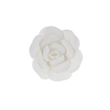 Mega Crafts - 8" Handmade Paper Pedal Flower - White, 1PC
