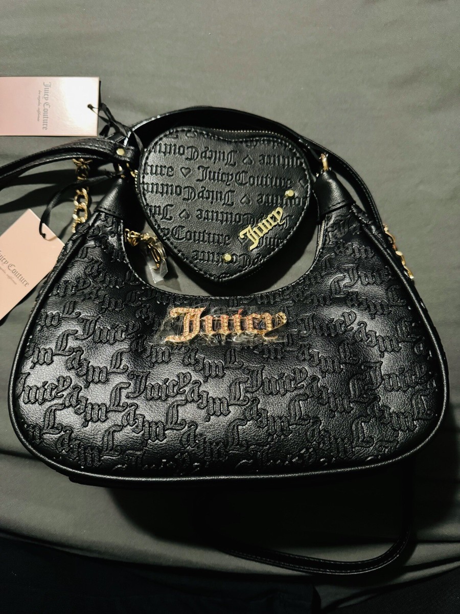 Juicy Couture Liquorice Semi Charmed Coho Black Crossbody Juicy Couture Liquorice Semi Charmed Coho Black Crossbody