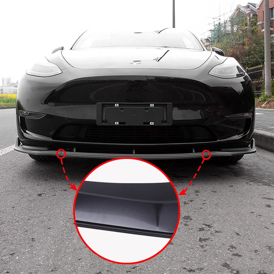 Front Bumper Lower Lip Spoiler Splitter Body Kit + Strut Rods For Ford Mondeo - image 4 of 4